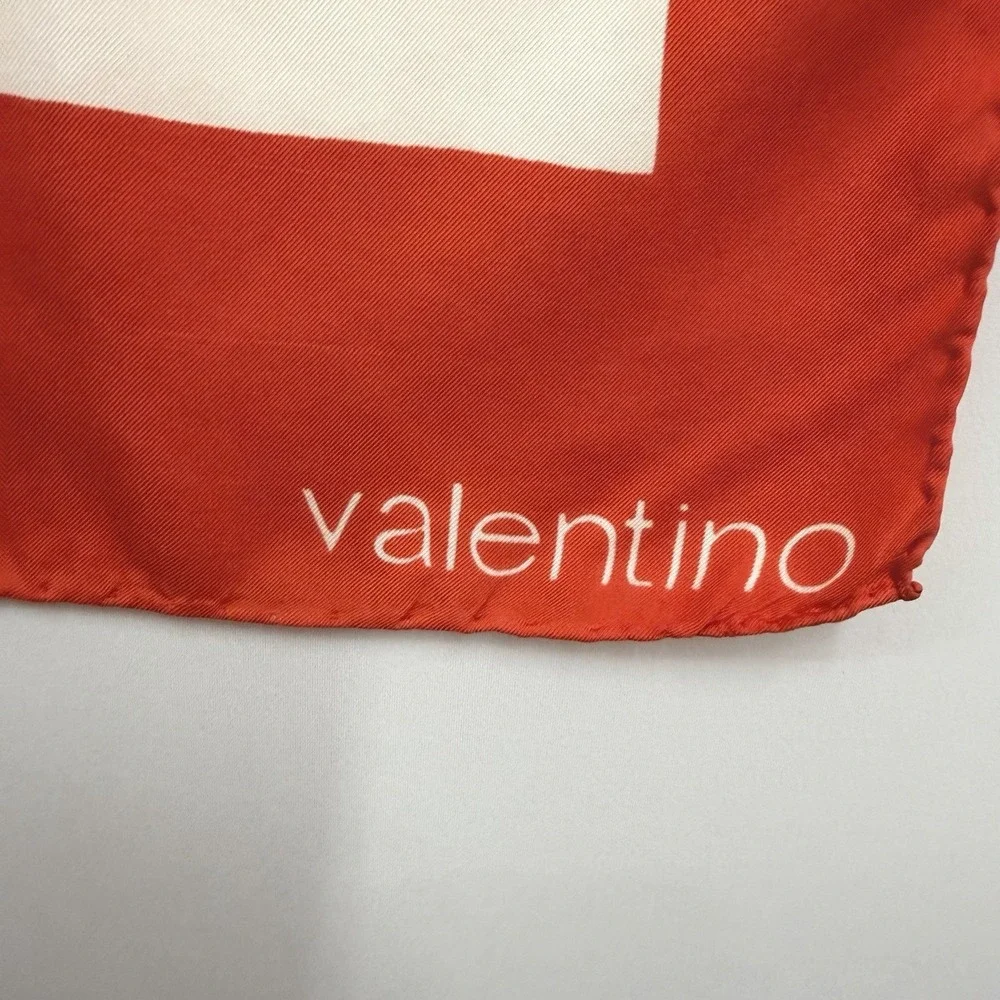 Vintage Valentino 100% Silk Scarf LONG 16 1/4
